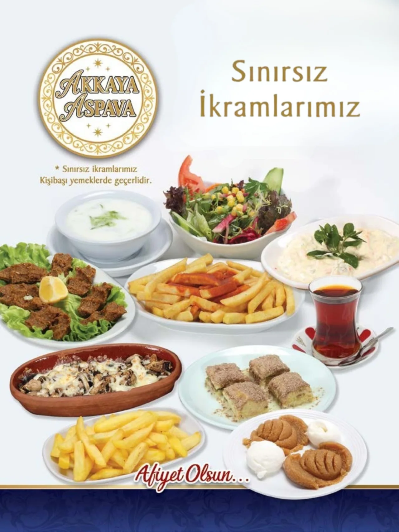 Akkaya Aspava sınırsız ikramlar